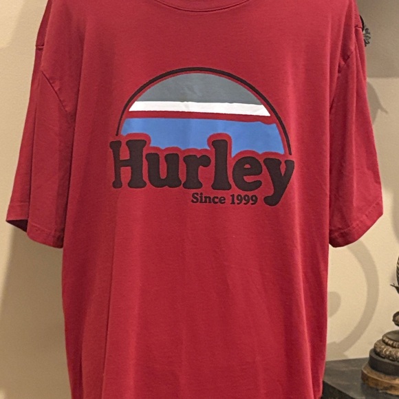 T-Shirt short sleeve crew neck HURLEY Mens XL Unisex - Picture 3 of 8